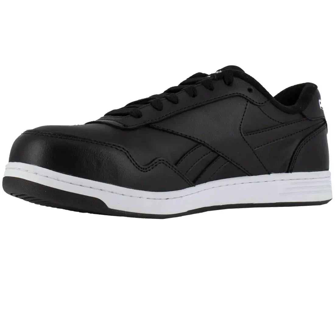 Women's Club Memt Composite-Toe Oxford Work Shoe Black/White - Image 3