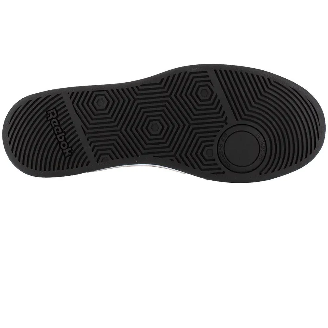Women's Club Memt Composite-Toe Oxford Work Shoe Black/White - Image 4