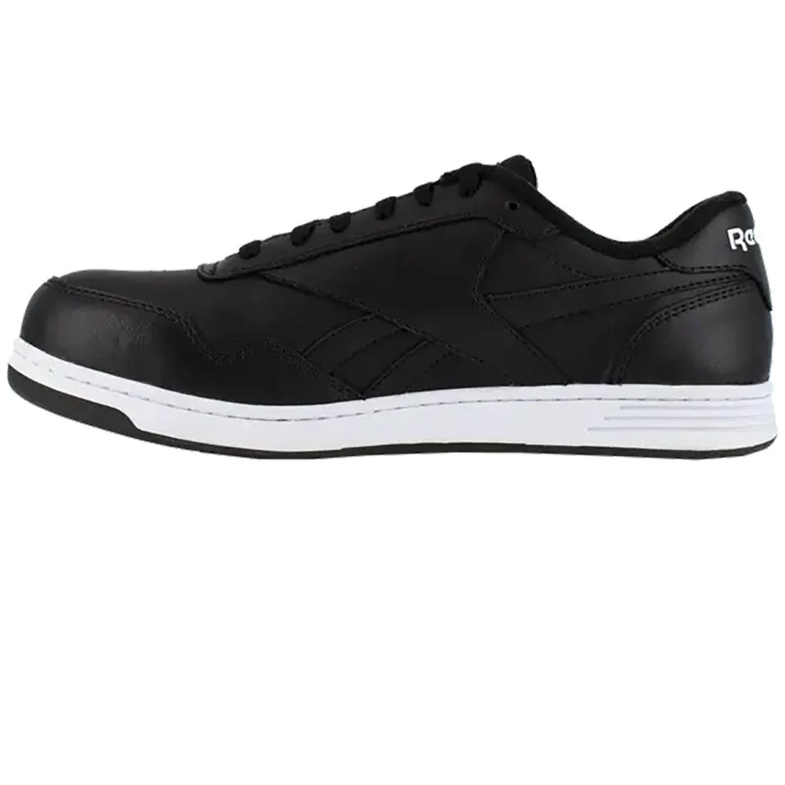 Women's Club Memt Composite-Toe Oxford Work Shoe Black/White - Image 5