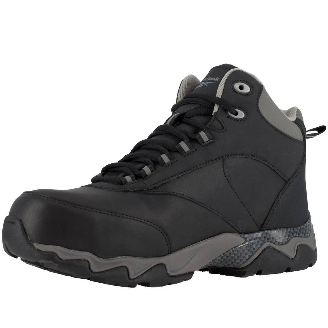 Women's Beamer Composite-Toe CushGuard™ Internal Met Guard Athletic Work Boot Black - Image 5