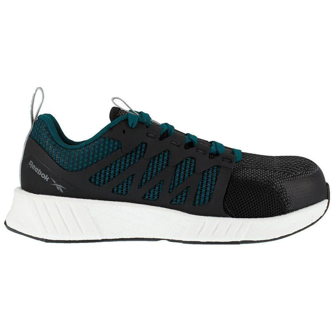 Women's Fusion Flexweave™ Composite-Toe Athletic Work Shoe Black/Teal
