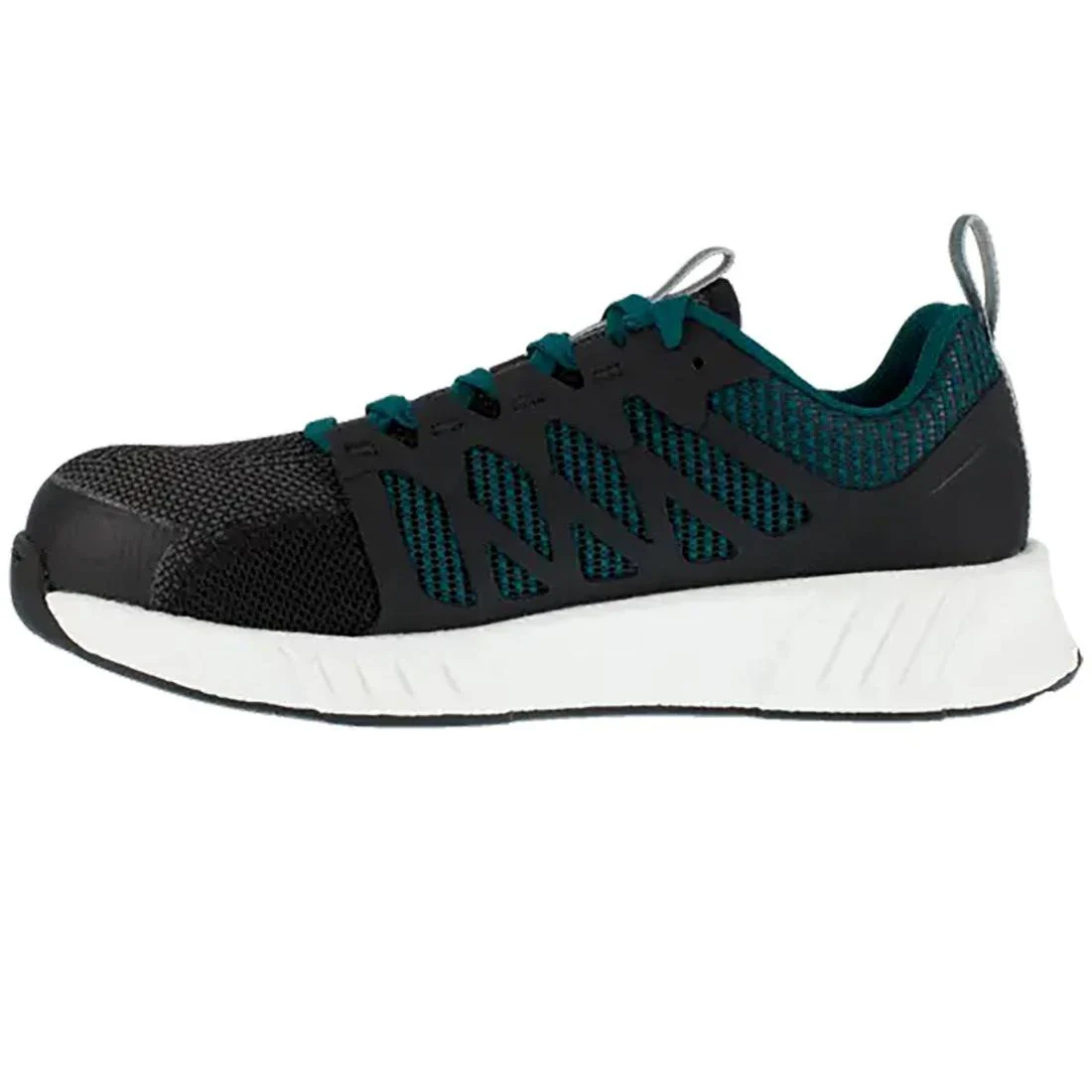 Women's Fusion Flexweave™ Composite-Toe Athletic Work Shoe Black/Teal - Image 3