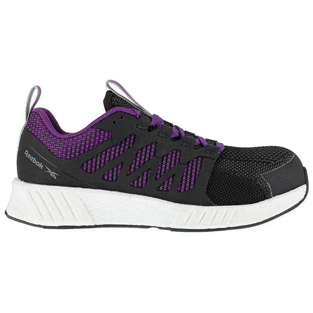 Women's Fusion Flexweave™ Composite-Toe Athletic Work Shoe Black/Purple