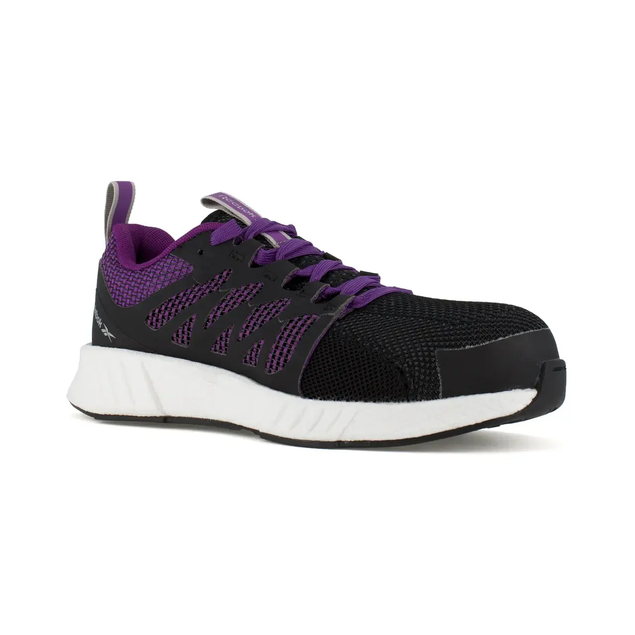 Women's Fusion Flexweave™ Composite-Toe Athletic Work Shoe Black/Purple - Image 2
