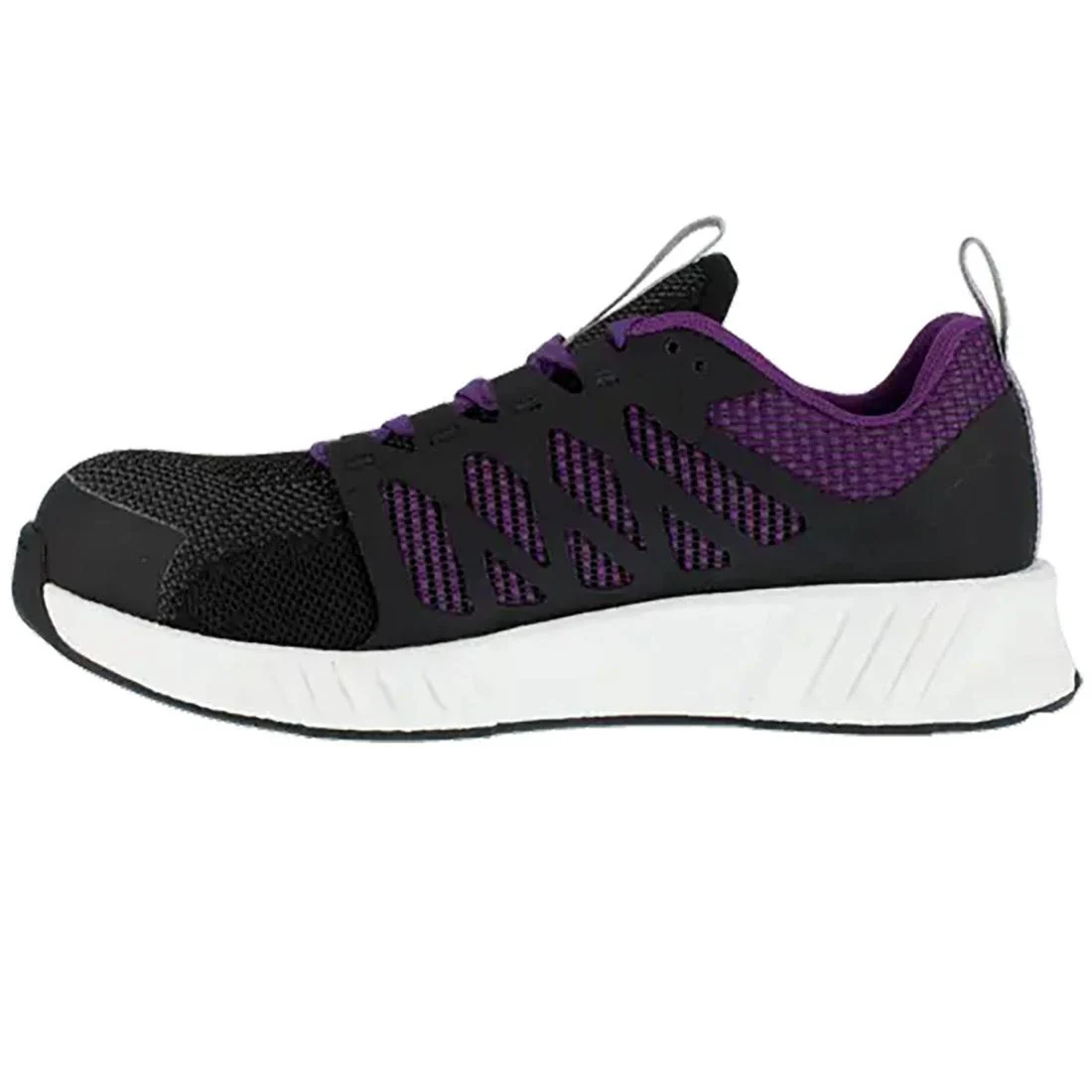 Women's Fusion Flexweave™ Composite-Toe Athletic Work Shoe Black/Purple - Image 3