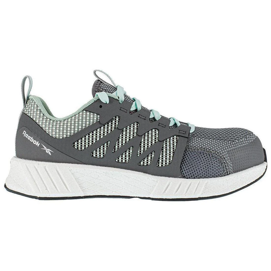 Women's Fusion Flexweave™ Composite-Toe Athletic Work Shoe Grey/Mint Green