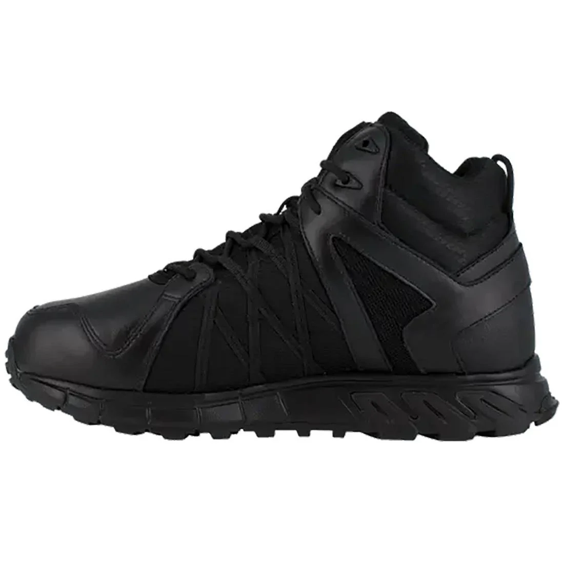 Women's Trailgrip Alloy-Toe Int MetGuard Athletic Hiker Work Boot Black - Image 4