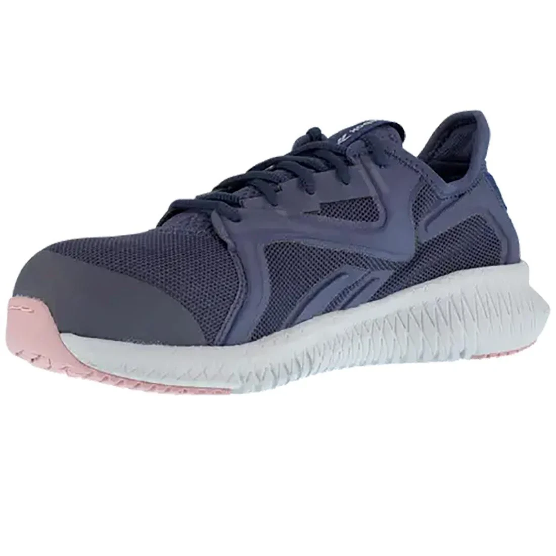 Women's Flexagon 3.0 Composite-Toe Athletic Work Shoe Blue/Pink - Image 5