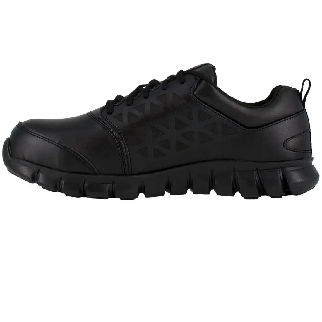 Women's Sublite Cushion Alloy-Toe Metguard Athletic Work Shoe Black - Image 3