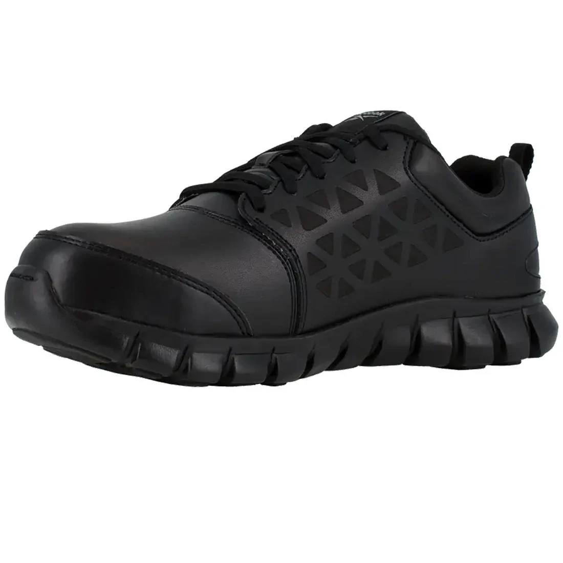 Women's Sublite Cushion Alloy-Toe Metguard Athletic Work Shoe Black - Image 5