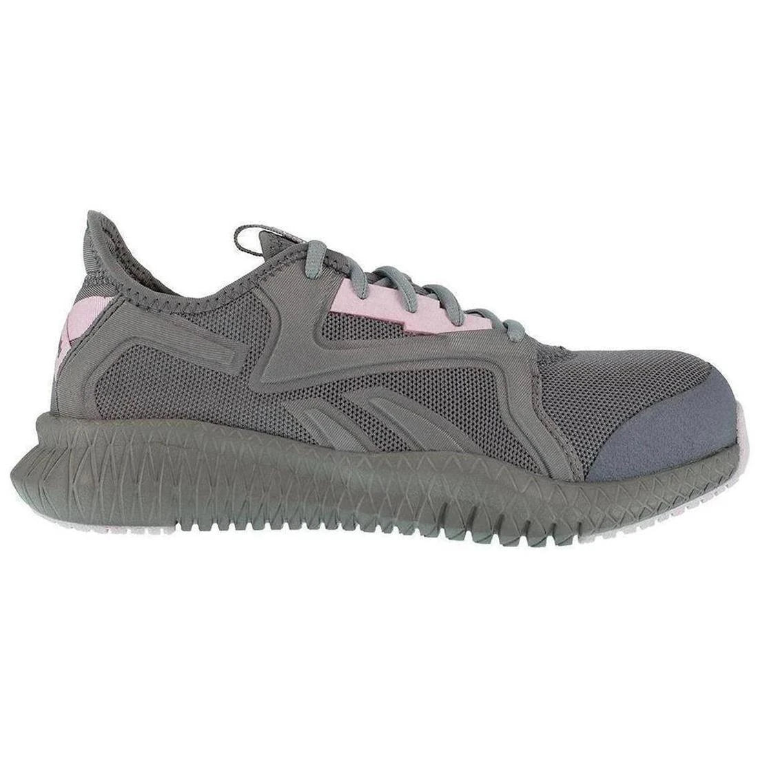 Women's Flexagon 3.0 Composite-Toe Athletic Work Shoe Grey/Pink