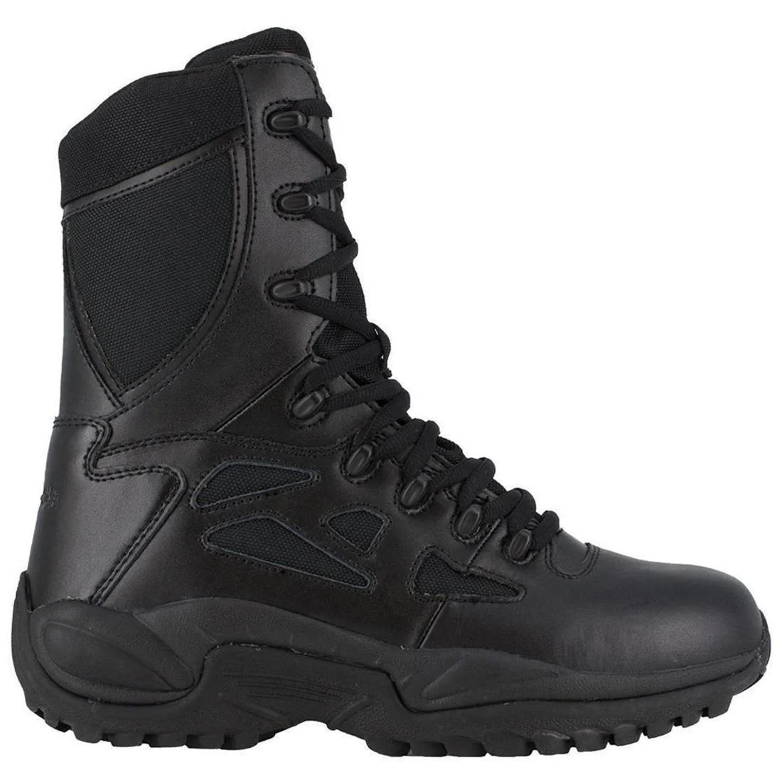 Women's Rapid Response Rb 8 Inch Soft-Toe Military Work Boot Black