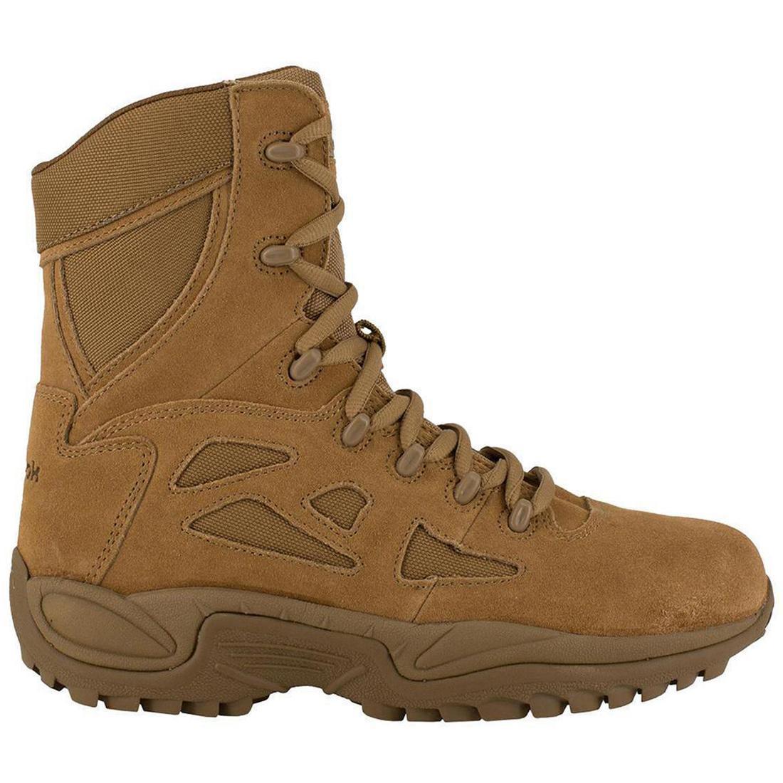 Women's Rapid Response Rb 8 Inch Soft-Toe Military Work Boot Coyote